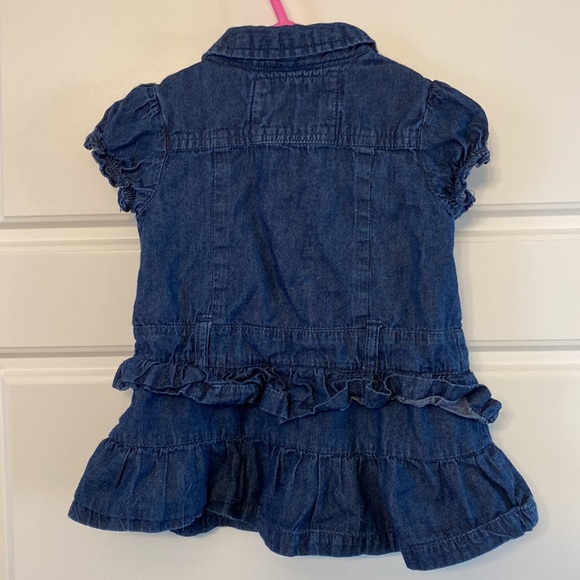 Guess Jean Ruffle Dress - Picture 3 of 6